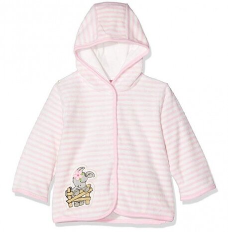 pyjamajas Olifant meisjes wit/roze maat 68