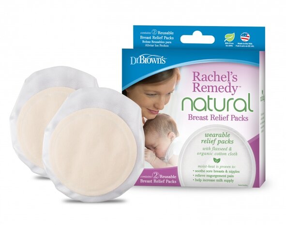 borstkompressen warm/koud Rachel&rsquo;s Remedy 2 stuks