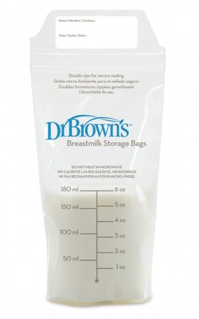 borstvoeding bewaarzakjes 180 ml 25 stuks