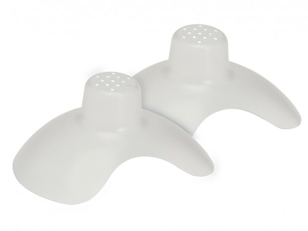tepelhoedjes 2 stuks transparant
