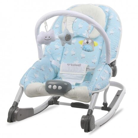 schommelstoel elektrisch Tumi 80 cm lichtblauw