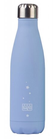 thermosfles RVS 500 ml 26 cm ijsblauw