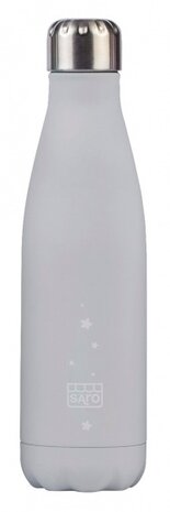 thermosfles RVS 500 ml 26 cm grijs