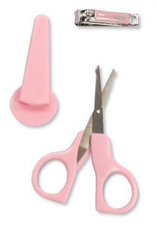 manicureset baby roze 2-delig