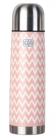 thermosfles RVS 500 ml 25 cm zalmroze