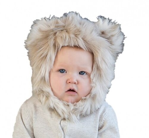 baby-/peutermuts Sneeuwpanter junior cr&egrave;me maat XS
