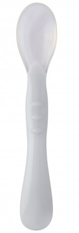 lange lepel flexibel siliconen 17 cm grijs