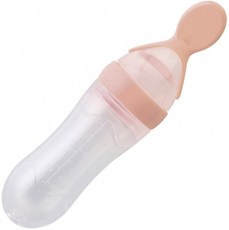 eetlepel junior 19 cm siliconen zalmroze
