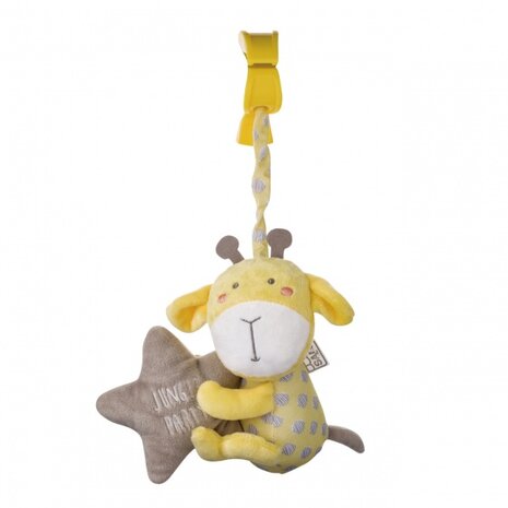 hangfiguur met rammelaar en trillen leeg girafje