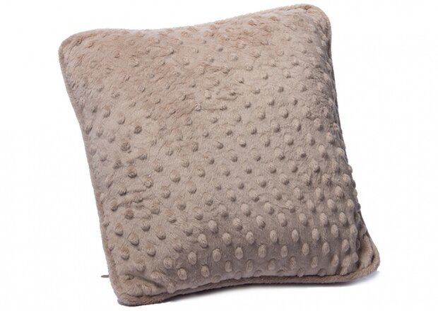 decoratiekussen 30 cm bruin