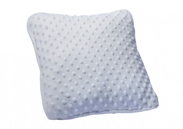 decoratiekussen 30 cm wit