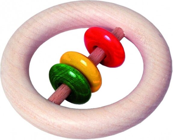 rammelaar hout rond 10 cm multicolor