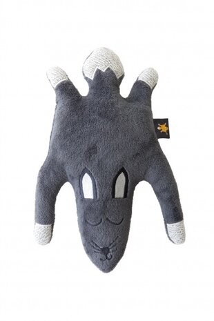 decoratiekussen Fox 33 x 21 cm grijs