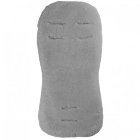 schapenvacht inlegkussen 76 cm grijs
