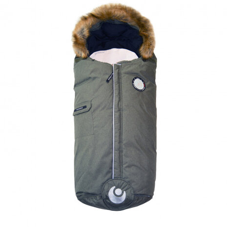 voetenzak Nature 98-130 cm katoen groen