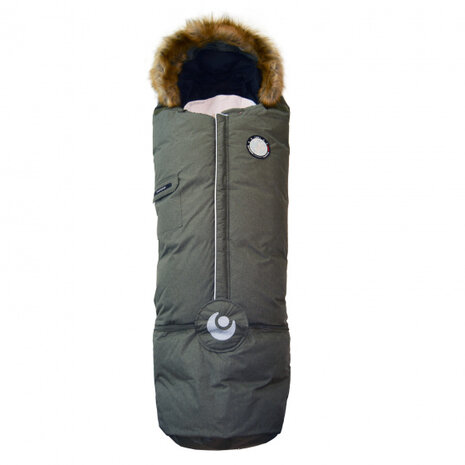 voetenzak Nature 98-130 cm katoen groen