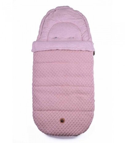 Grandma Saga voetenzak 3-in-1 roze 110 cm