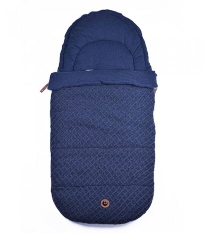 Grandma Saga voetenzak 3-in-1 navy 110 cm
