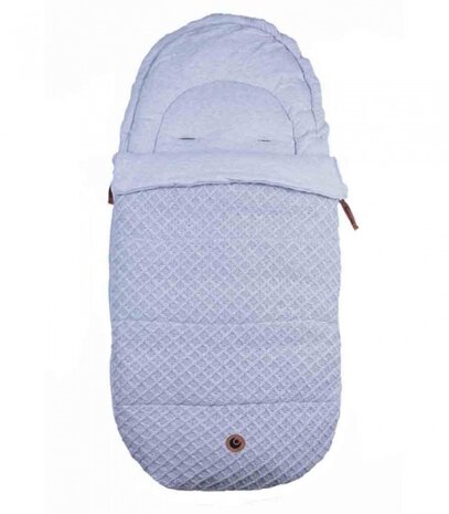 Grandma Saga voetenzak 3-in-1 grijs 110 cm