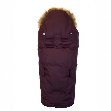voetenzak Nature 98-130 cm katoen rood