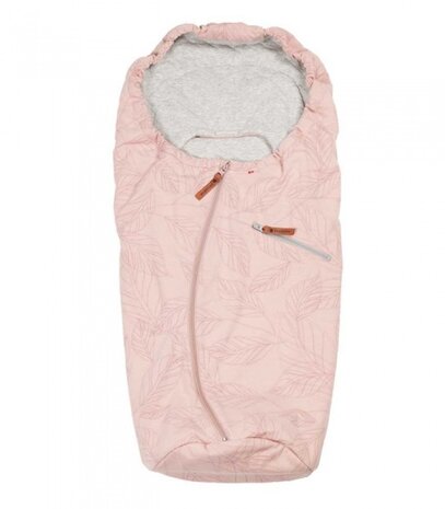 Lite Leaf autostoel voetenzak roze 92 x 45 cm