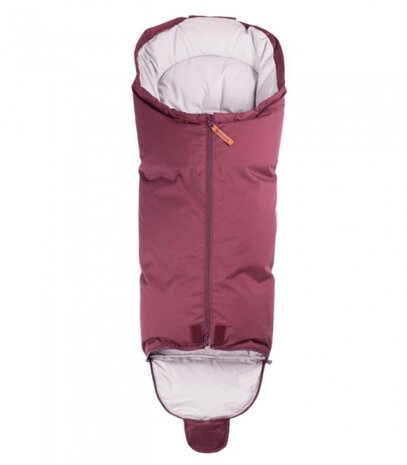 Mini autostoel voetenzak rood 87 x 42 cm