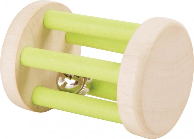 rammelaar rolklok hout 8 cm groen