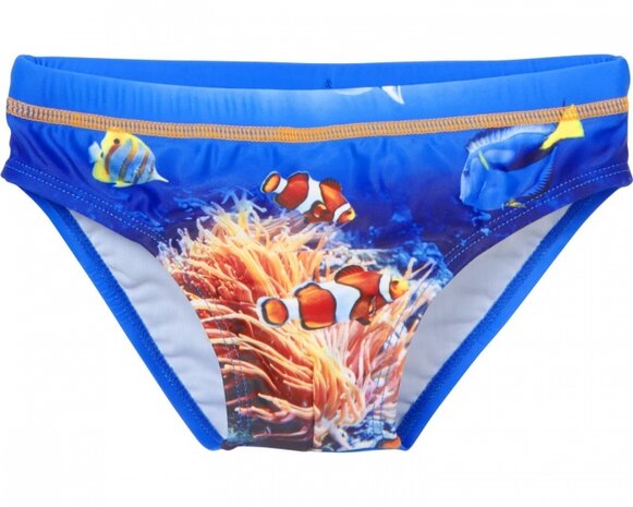 zwembroek Koraal UV-werend blauw maat 98/104