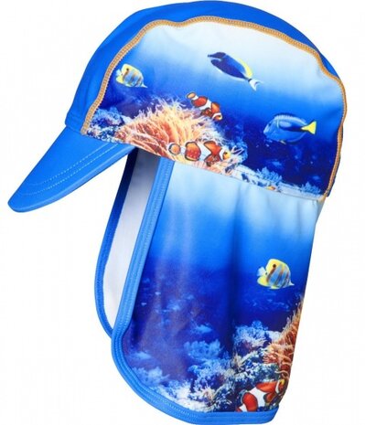 zwempet Koraal UV-werend jongens blauw maat 49 cm