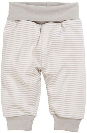 babybroek Interlock junior beige/wit maat 74