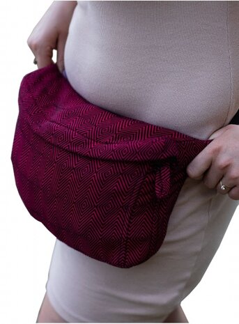 luiertas Diamond 28 x 18 x 7 cm rood