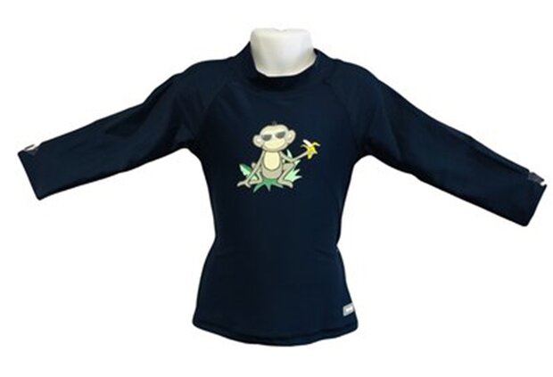 shirt Rash met lange mouwen jungle junior navy 108 cm