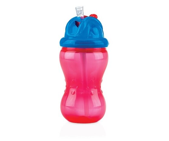 drinkbeker Flip-It anti-lek 360 ml rood