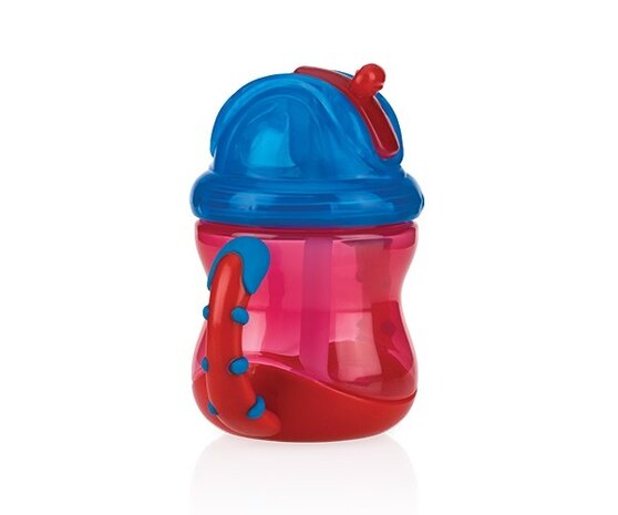 drinkbeker Flip-It anti-lek 240 ml rood