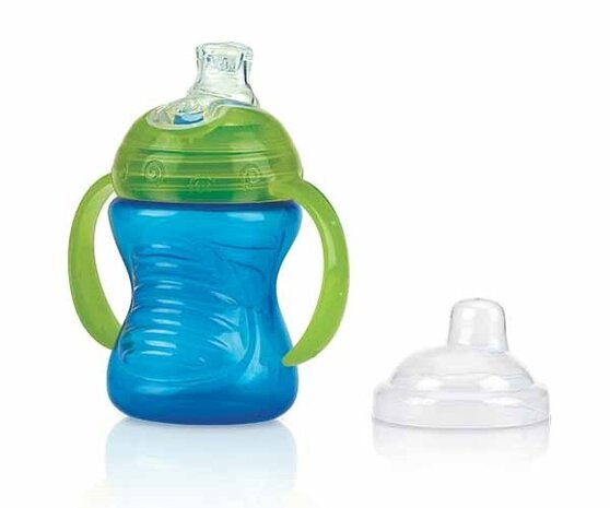 drinkbeker Swirl anti-lek 240 ml blauw