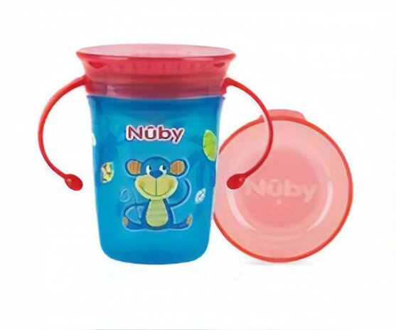 drinkbeker 360&deg; Wonder cup 240 ml blauw