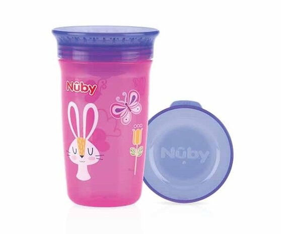 drinkbeker 360&deg; Wonder cup 300 ml konijn