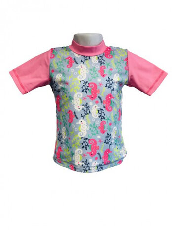 Short Sleeve Sea Horse UV-werend maat 130