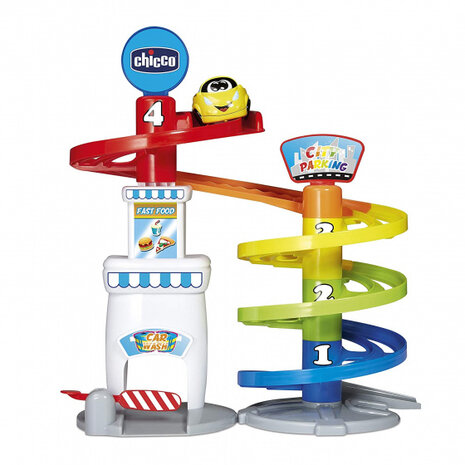 parkeergarage Turbo Bal 37 cm junior 3-delig
