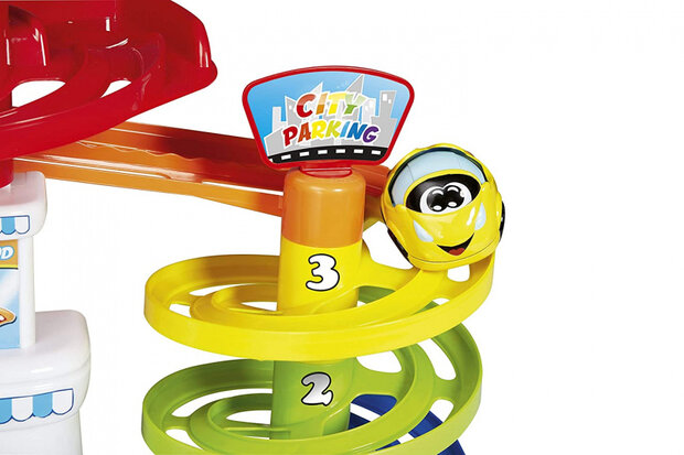 parkeergarage Turbo Bal 37 cm junior 3-delig