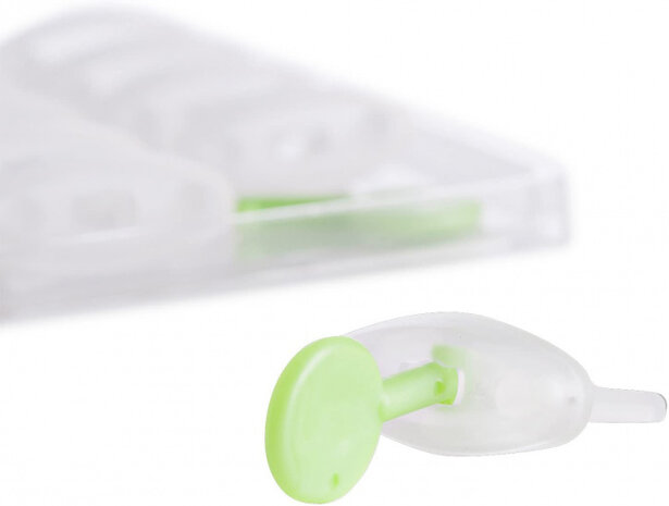 stopcontactbeschermers siliconen 10,8 cm wit 10 suks