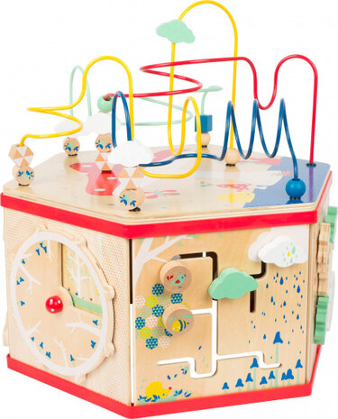 activiteitenkubus XL Move it 46 x 40 cm blank hout