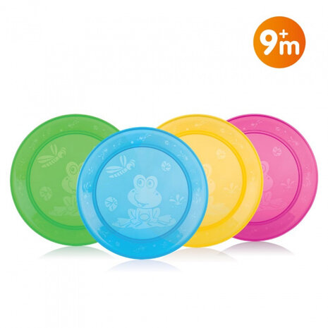 Set van 4 bordjes 9m+