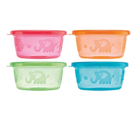 Snackkommetjes 4 stuks 240 ml 3m+