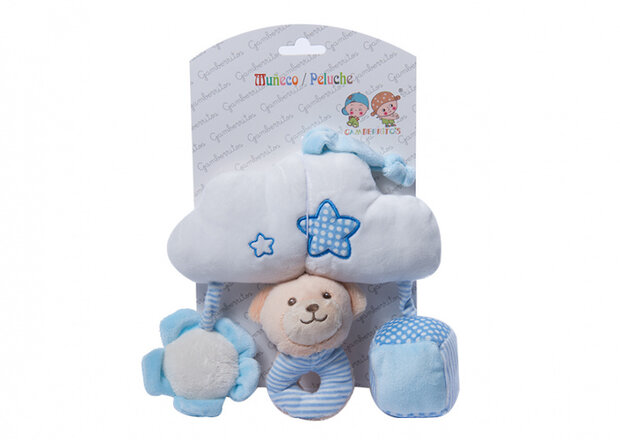 rammelaar hangend blauw 30 cm