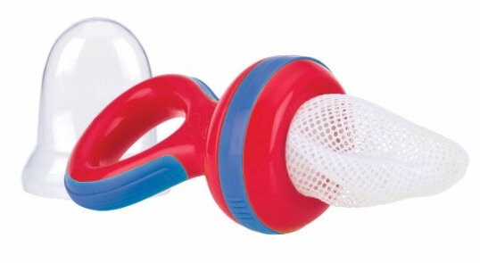 sabbelzakje junior 20 cm rood/blauw
