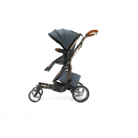 kinderwagen One sportstoel 108 cm polyester jeansblauw