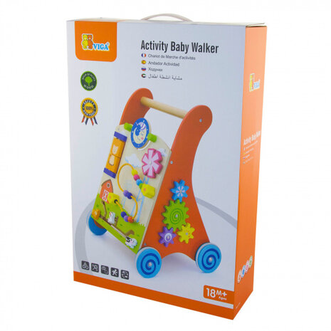 loopwagen junior 45,5 cm hout