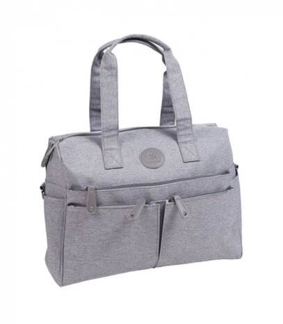 luiertas Mama dames 55 x 17 x 32 cm polyester/nylon grijs