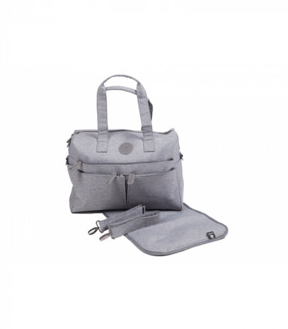 luiertas Mama dames 55 x 17 x 32 cm polyester/nylon grijs